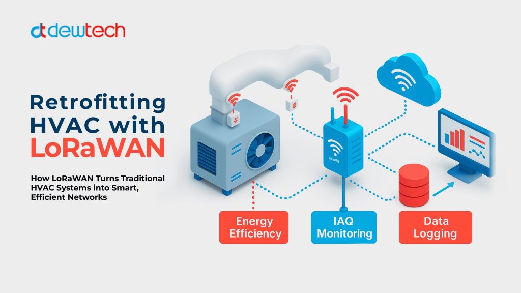 View of LoRaWAN HVAC Retrofitting For Energy Efficiency | Dewtech